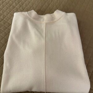 Talbots Soft Cream mock Neck Sweater